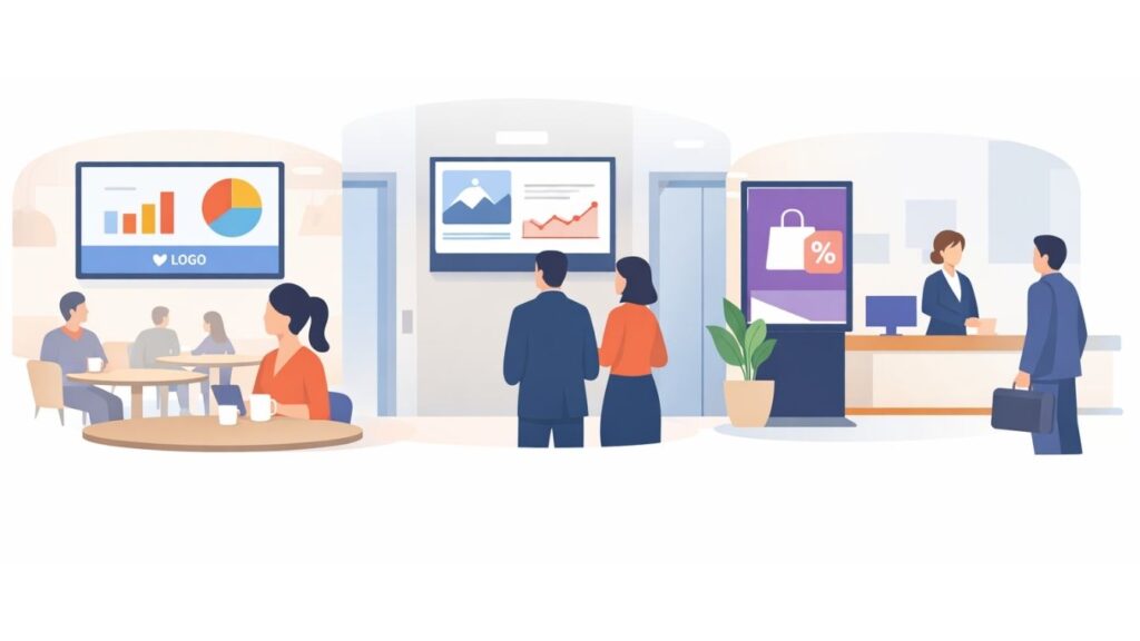 Corporate Space Digital Screen Ads